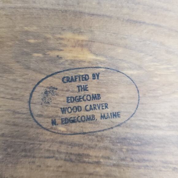 Vintage EdgeComb Solid Wood Carved 4 Mallard Ducks Head-Shaped Hat & Coat Rack - Picture 8 of 11